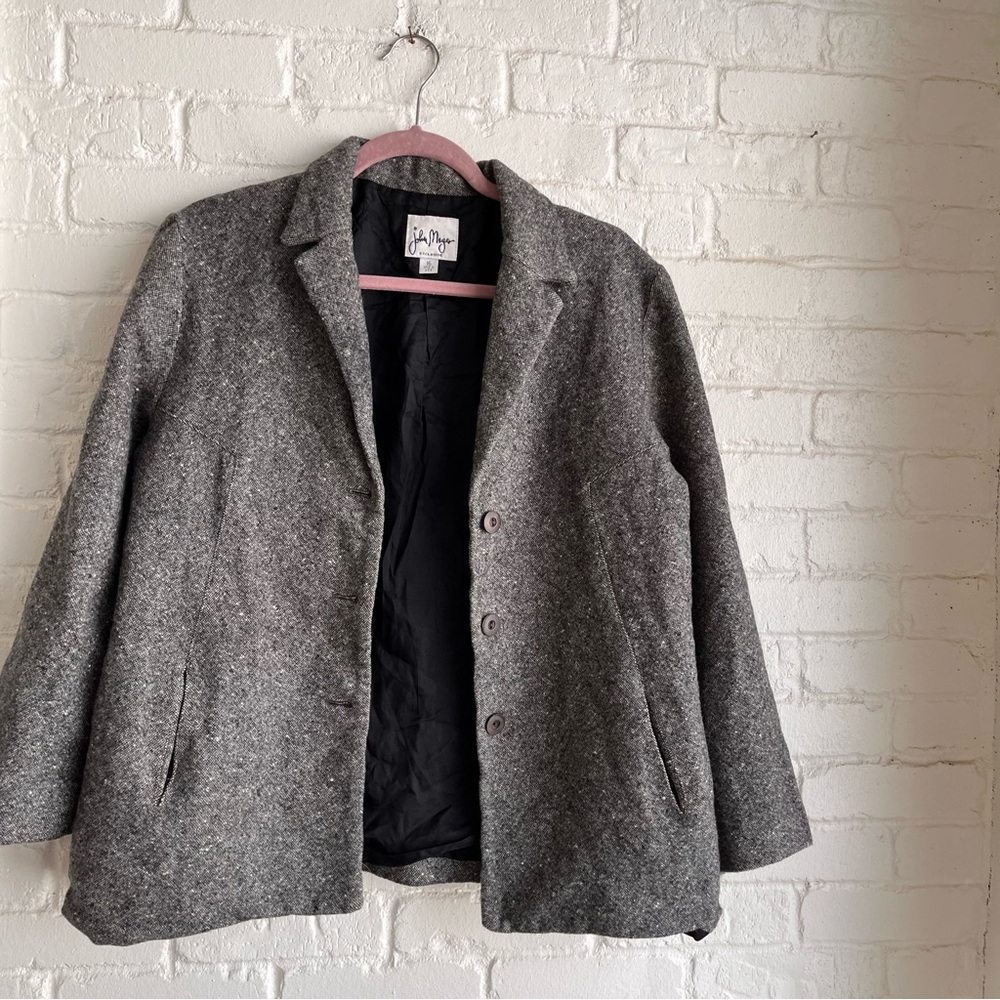 John Meyer 100 % Wool Blazer Jacket - image 2